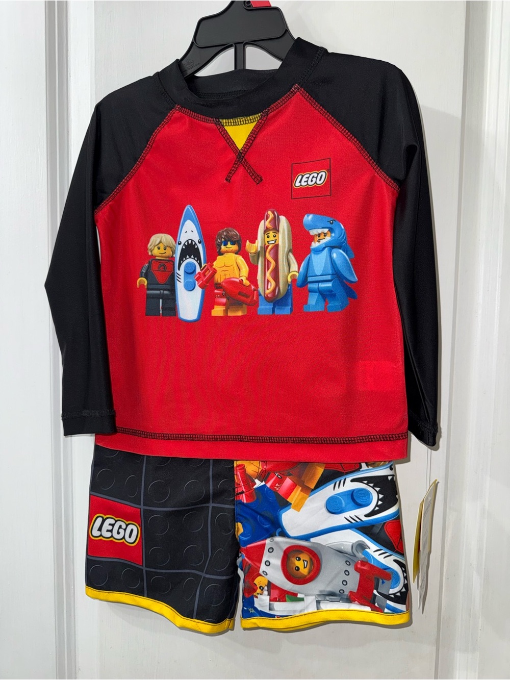 Lego Boys Rash Guard and Swim Trunk